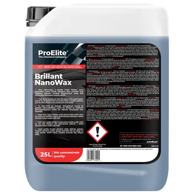 ProElite Brillant NanoWax Wosk samochodowy na mokro 25l