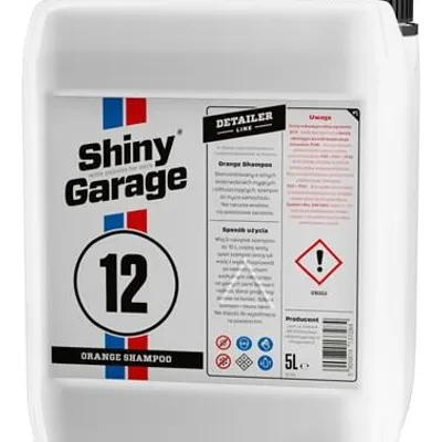 SHINY GARAGE ORANGE CAR SHAMPOO 5L