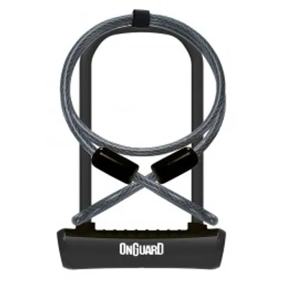 Zapięcie rowerowe ONGUARD NEON 8154BL U-LOCK - 115mm 230mm - uchwyt + 2 x Klucze + linka 10mm 120cm