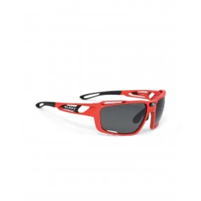 Okulary Rudy Project Sintryx Fire Red Gloss - Smoke Black / Transparent