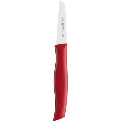 Zwilling - Nóż do obierania warzyw Twin Grip 7 cm czerwony