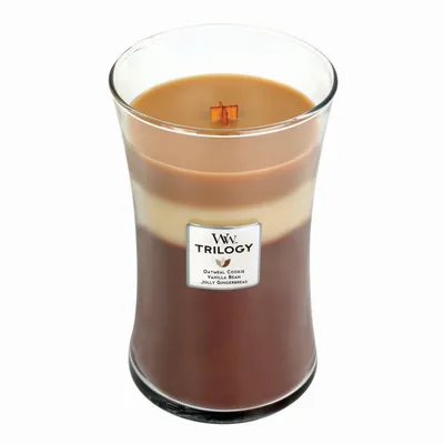 WoodWick - Świeca Duża Trilogy Spiced Confections 120h