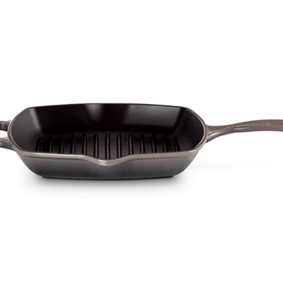 Le Creuset - Kwadratowa patelnia grillowa SIGNATURE Flint