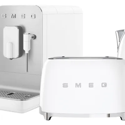 Smeg - Zestaw BCC12WHMEU + TSF01WHEU + KLF04WHEU + CJF01WHEU