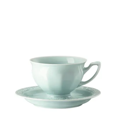 Rosenthal - Filiżanka do kawy ze spodkiem 180 ml Maria en Vogue Mint