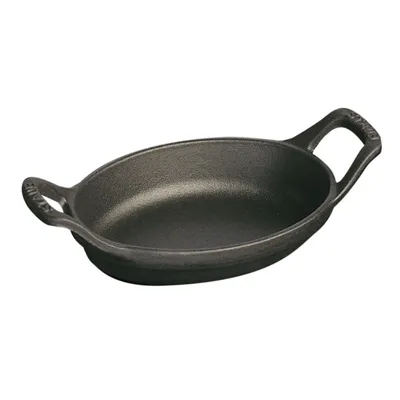 Staub - Owalne naczynie do zapiekania 250 ml czarny