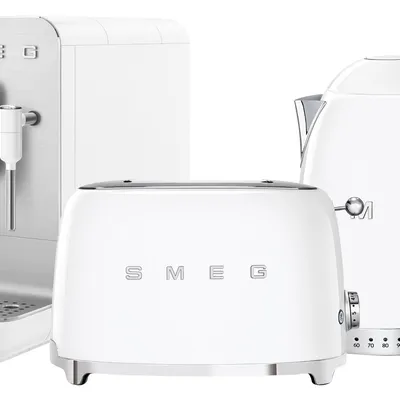 Smeg - Zestaw BCC12WHMEU + TSF01WHEU + KLF04WHEU