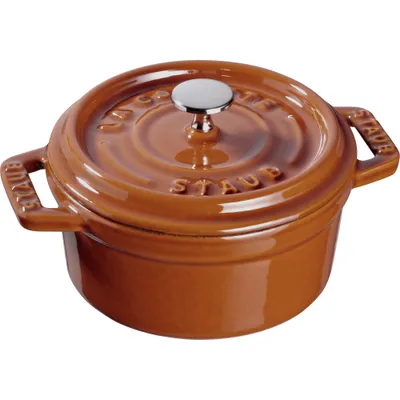 Staub - Mini garnek żeliwny okrągły La Cocotte 250 ml Cynamonowy