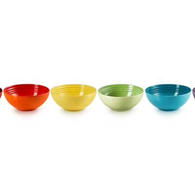 Le Creuset - Rainbow collection zestaw 6 szt. misek do musli kamionka