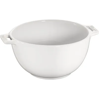 Staub - Miska z dwoma uchwytami Serving 18 cm biały