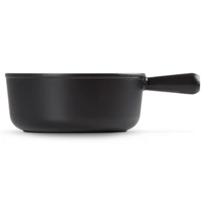 Le Creuset - Fondue caquelon żeliwo 24 cm czarny mat