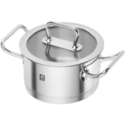 Zwilling - Garnek niski z pokrywką szklaną Pro 1,5 L