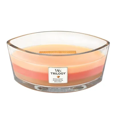 WoodWick - Świeca Hearthwick Trilogy Autumn Comforts 60h