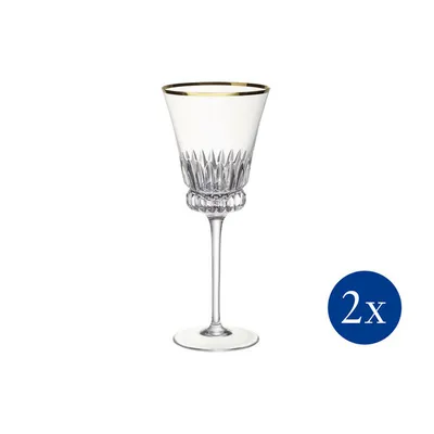 Villeroy&Boch - Zestaw 2 kieliszków do czerwonego wina 200 ml Grand Royal Gold