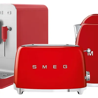 Smeg - Zestaw BCC02RDMEU + TSF01RDEU + KLF03RDEU