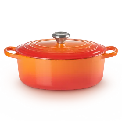 Le Creuset - Owalna Brytfanna 27 cm SIGNATURE Płomienny