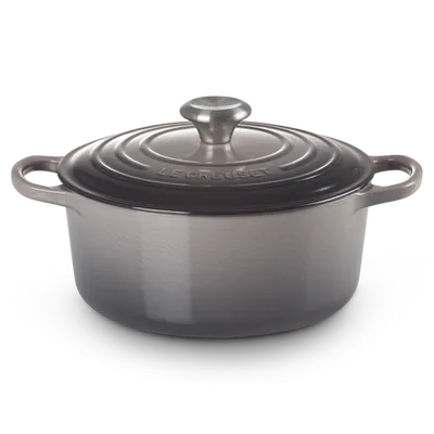 Le Creuset - Okrągła Brytfanna 24cm SIGNATURE flint