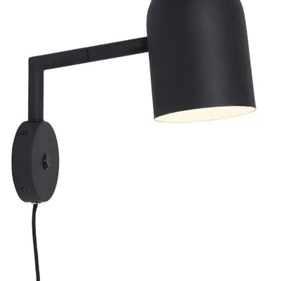 It's About RoMi - Lampa ścienna Marseille 26,5cm czarna