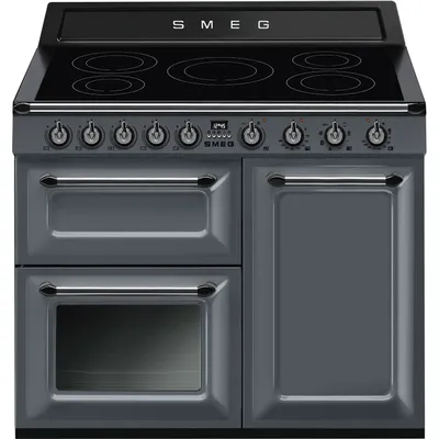 Smeg - Kuchnia wolnostojąca Victoria TR103IGR2 Niebieskoszara