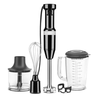 KitchenAid - Blender ręczny z akcesoriami 5KHBV83 Czarny