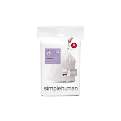 Simplehuman - Worki na śmieci 30 szt. - rozm. A 4.5L