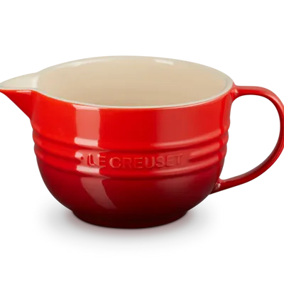 Le Creuset - Miska do łączenia składników z uchwytem wiśniowy