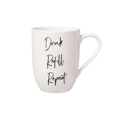 Villeroy&Boch - Kubek Statement „Drink. Refill. Repeat”