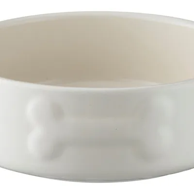 Mason Cash - Miska dla psa Pet Ware Biała 15 cm