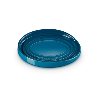 Le Creuset -  Owalna podstawka pod łyżkę kamionka deep teal