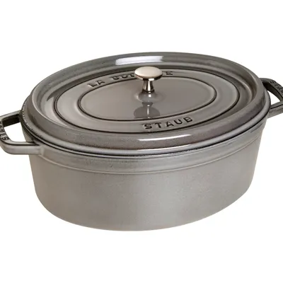 Staub - Garnek żeliwny owalny La Cocotte 5,5 L Grafitowy