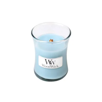 WoodWick - Świeca Mała Sea Salt & Cotton 40h