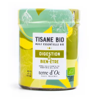 Terre d'Oc - Herbata ziołowa 40 g Wellness Digestion