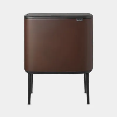 Brabantia - Kosz dotykowy Bo 11 + 23L Mineral Cosy Brown