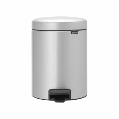 Brabantia - Kosz pedałowy NewIcon 5L Metaliczny szary