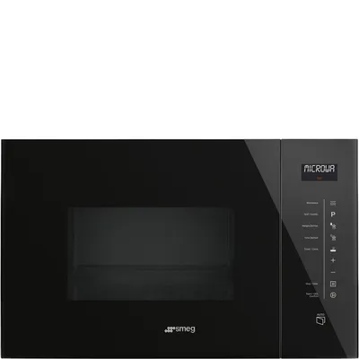 Smeg - Kuchenka mikrofalowa FMI125N Linea Czarna