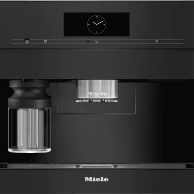 Miele - Ekspres ciśnieniowy do zabudowy z przyłączem do wody CVA 7845 ObsidianBlack 45cm