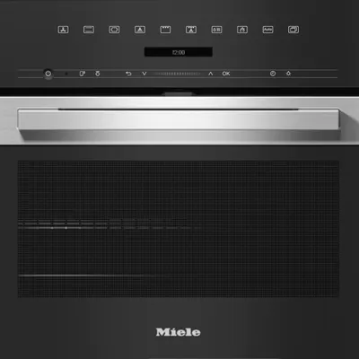 Miele - Piekarnik kompaktowy H 7244 BP srebrny, do zabudowy A+ CleanSteel