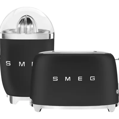 Smeg - Zestaw TSF01BLMEU + CJF01BLMEU