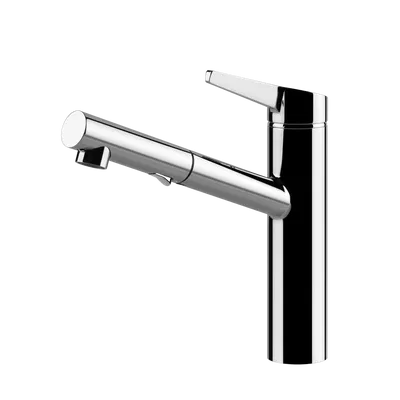 Gessi - Bateria kuchenna Thalium dwufunkcyjna wylewka 60536 Chrom