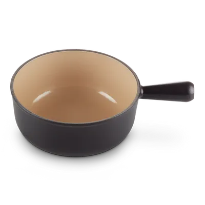 Le Creuset - Fondue caquelon żeliwo 22 cm czarny mat