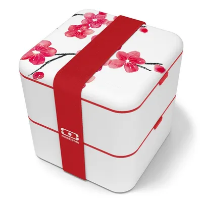 Monbento - Lunchbox Bento Square Graphic Blossom