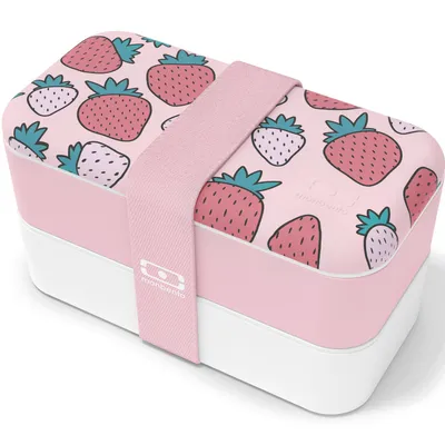 Monbento - Lunchbox Bento Original Graphic Strawberry