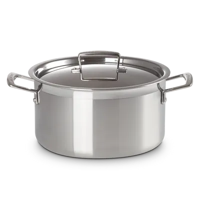 Le Creuset - 3-ply garnek do mięs stal nierdzewna 24 cm