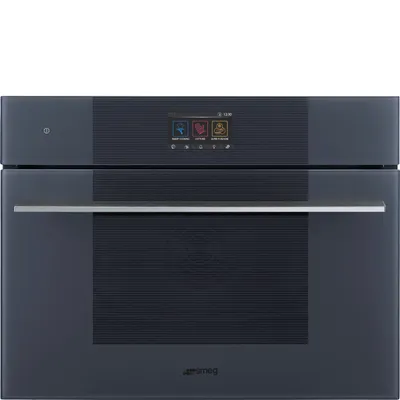 Smeg - Piekarnik elektryczny z funkcją mikrofali SO4104M2PG Linea Neptune Grey