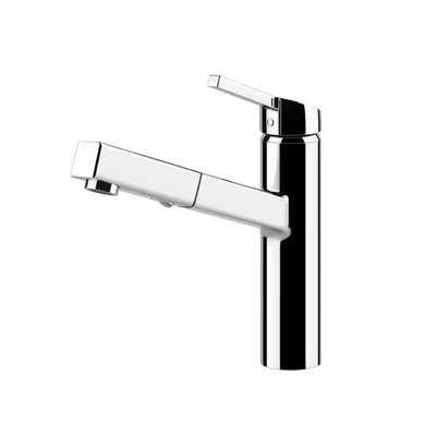 Gessi - Bateria kuchenna Thalium dwufunkcyjna wylewka 60535 Chrom