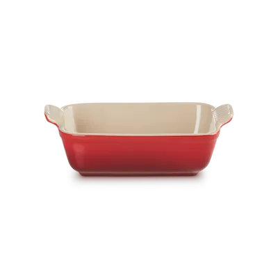 Le Creuset - Prostokątna forma do zapiekania kamionka 19 cm wiśniowy