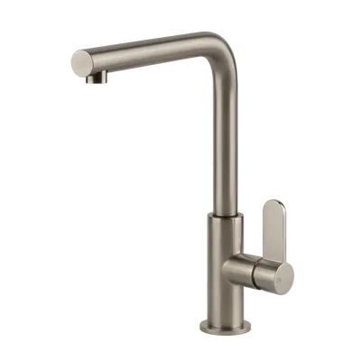 Gessi - Bateria kuchenna Helium obrotowa wylewka 50105 Finox (Nikiel szczotkowany)