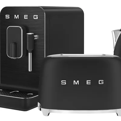 Smeg - Zestaw BCC02FBMEU + TSF01BLMEU + KLF03BLMEU + CJF01BLMEU