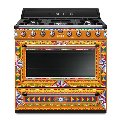 Smeg x Dolce&Gabbana - Kuchnia wolnostojąca Victoria TR90DGC9 Carretto