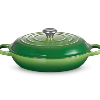 Le Creuset - Profesjonalny garnek Gourmet 30 cm Bamboo Green